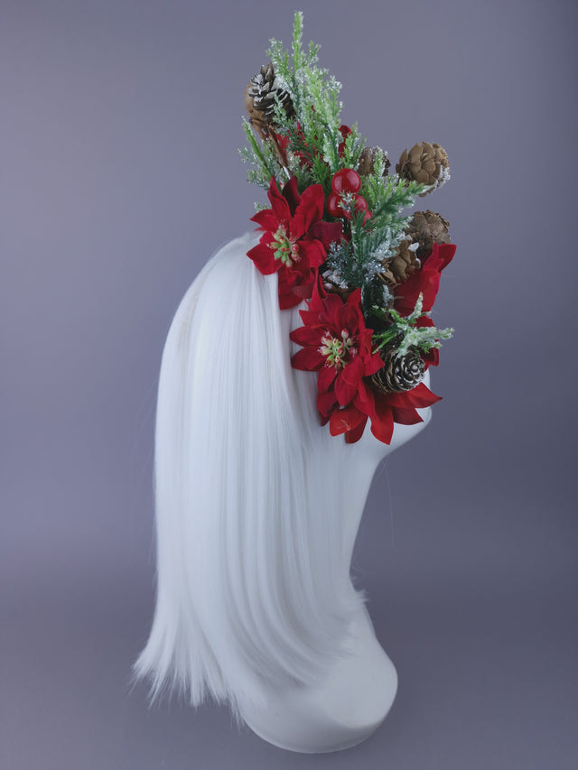 Xmas Pine Cones & Mushrooms Headdress