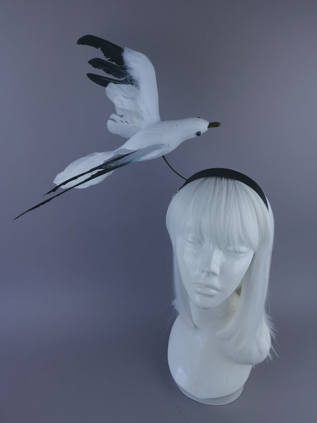 Pearls & Swine: Flying Seagull Poop Headpiece "Oh Crap!"
