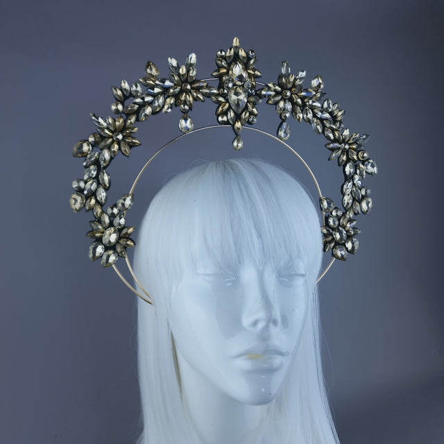 Gold Jewel Halo Headdress