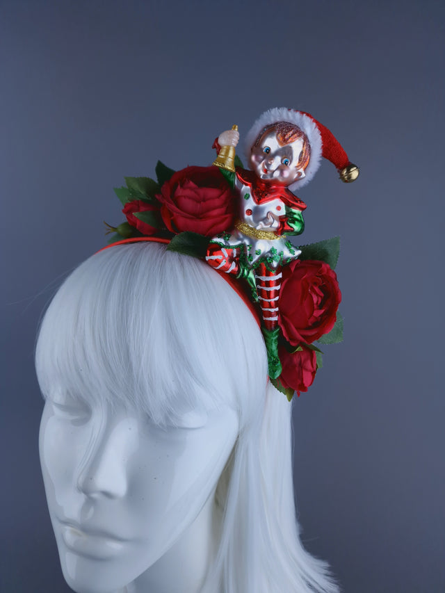 Elf & Roses Xmas Headdress