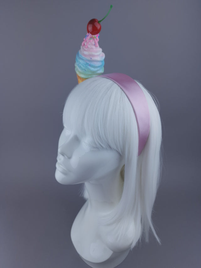 Pearls & Swine: Ice-cream & Cherry Headdress
