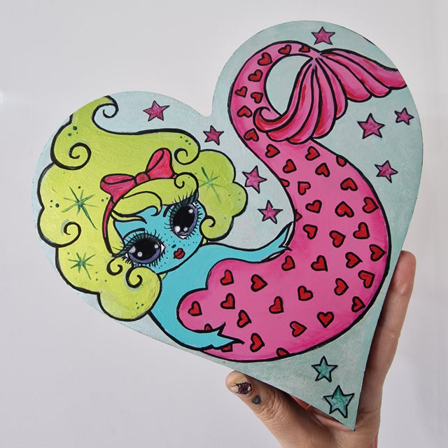 Bink Neptune: Original Painting Mermaid "Bubb"