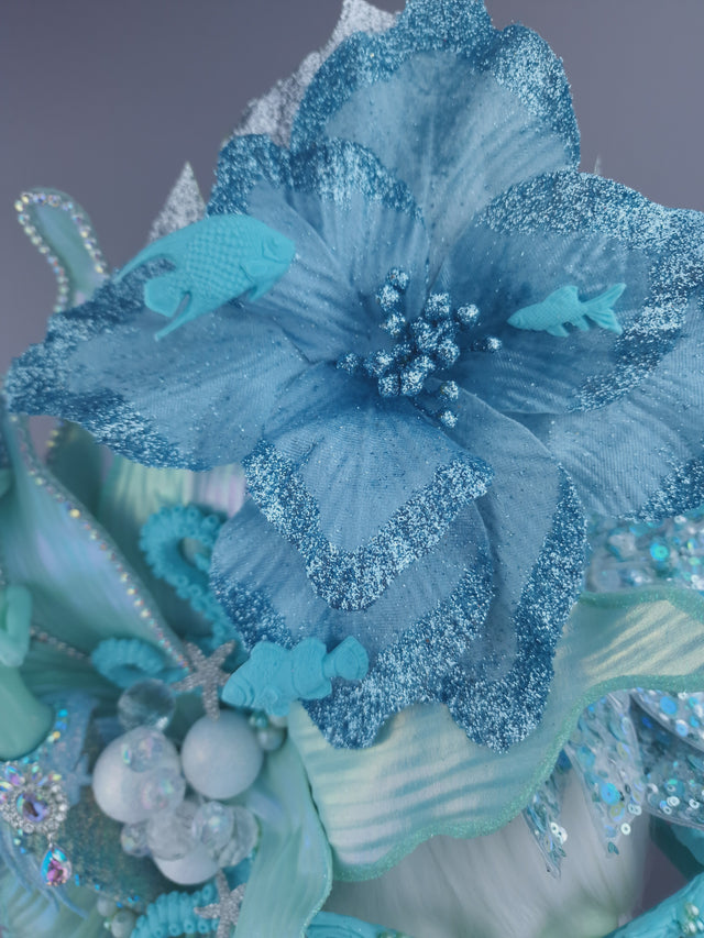 Pearls & Swine: Bespoke Commission Mermaid Headdress with Sunglasses