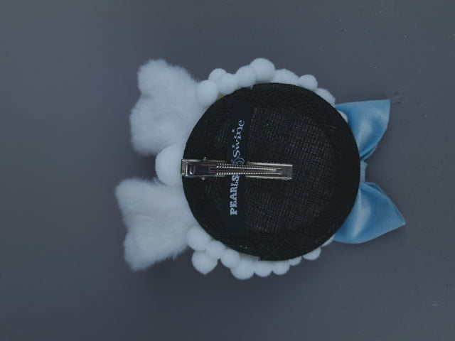 "Malocchio" Dollface Bunny Ear Mini Fascinator