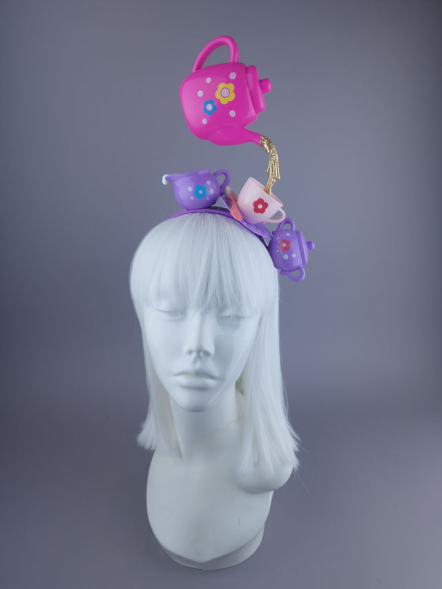 Colourful Teapot Pouring Headpiece