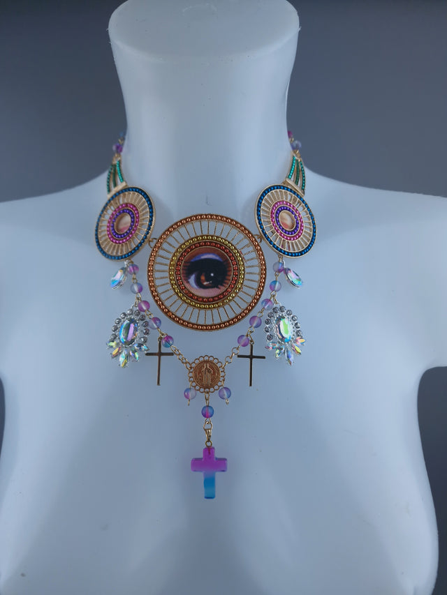 "Troisième" Bradley Doll Eye Necklace