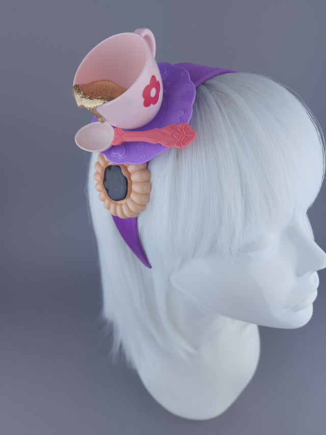Colourful Tea & Biscuit Headpiece