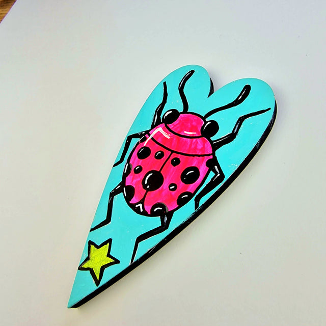 Bink Neptune: Original Beetle Painting "Critter"
