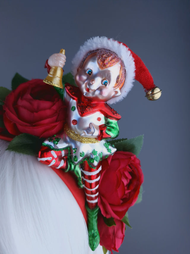 Elf & Roses Xmas Headdress