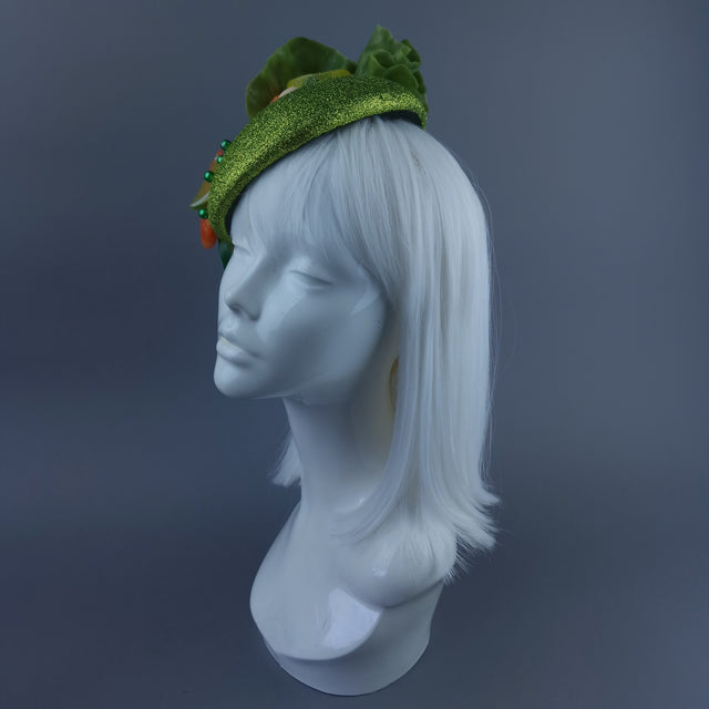 "Crevette Deux" Prawn & Lemon Salad Fascinator Hat