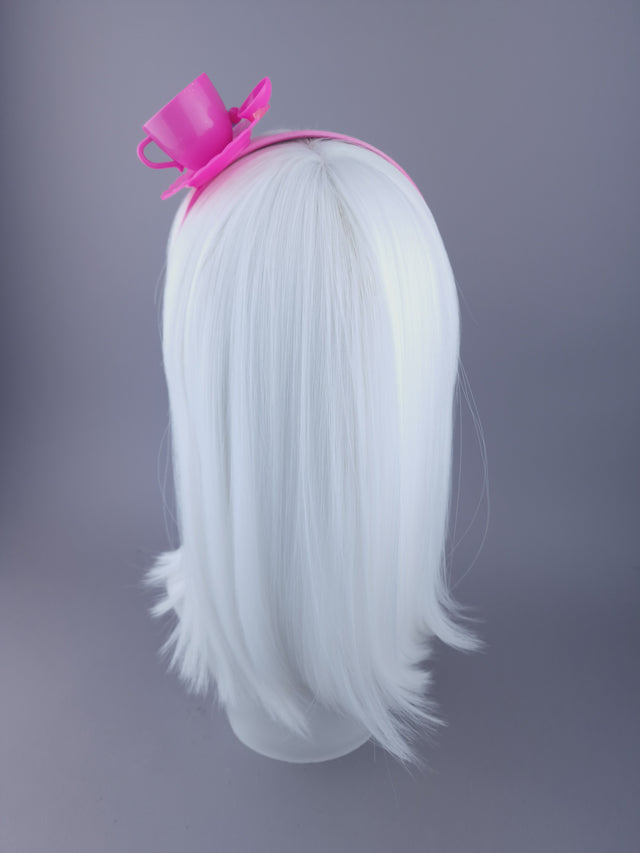Pink Teacup Headpiece