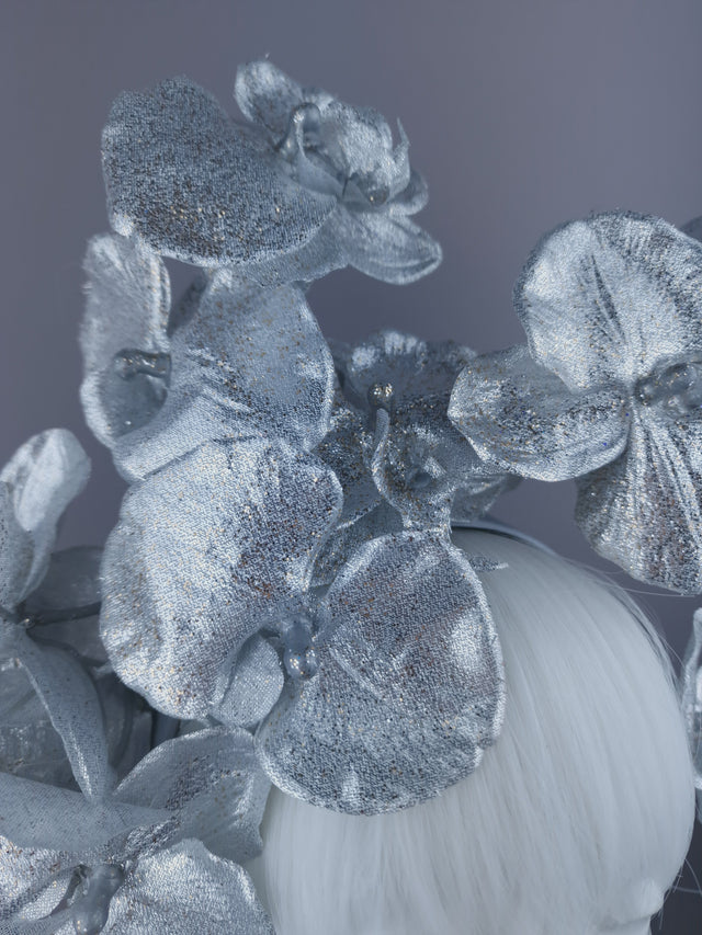 Silver Orchid Headdress