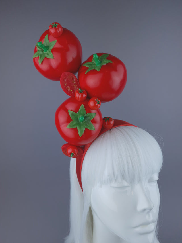 Pearls & Swine: Red Tomato Headpiece
