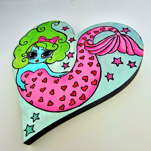 Bink Neptune: Original Painting Mermaid "Bubb"
