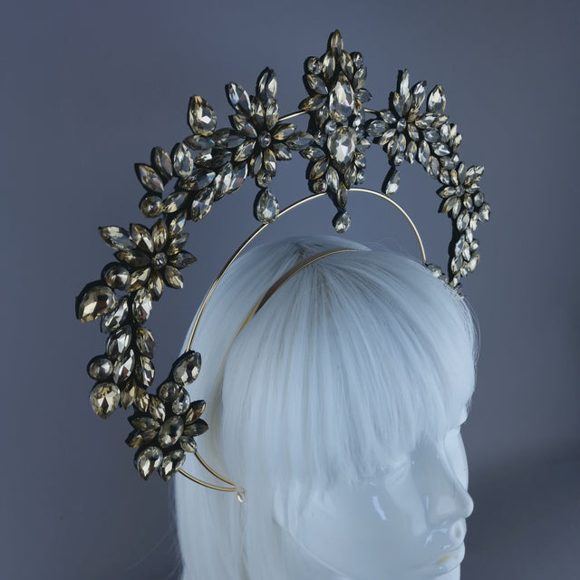 Gold Jewel Halo Headdress