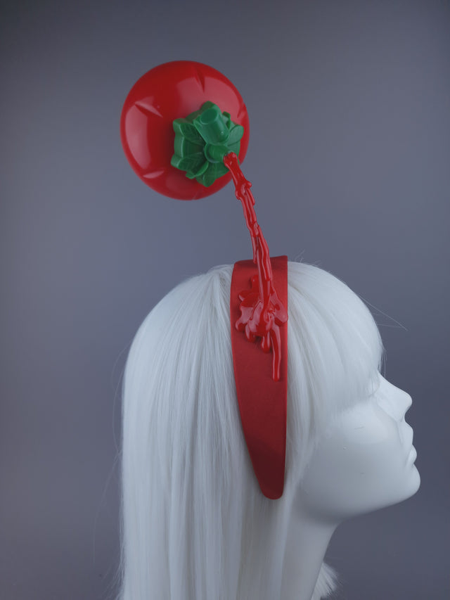 Pearls & Swine: Tomato Sauce Headpiece