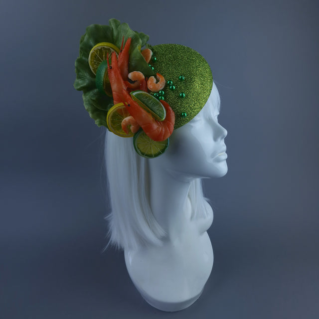 "Crevette Deux" Prawn & Lemon Salad Fascinator Hat