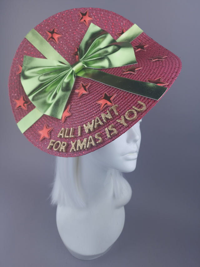 "All I Want For Xmas" Christmas Hat