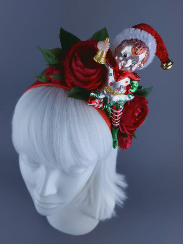 Elf & Roses Xmas Headdress