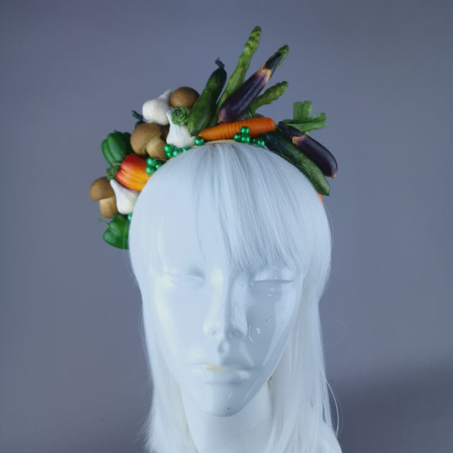 "Demeter" Vegetable Headdress