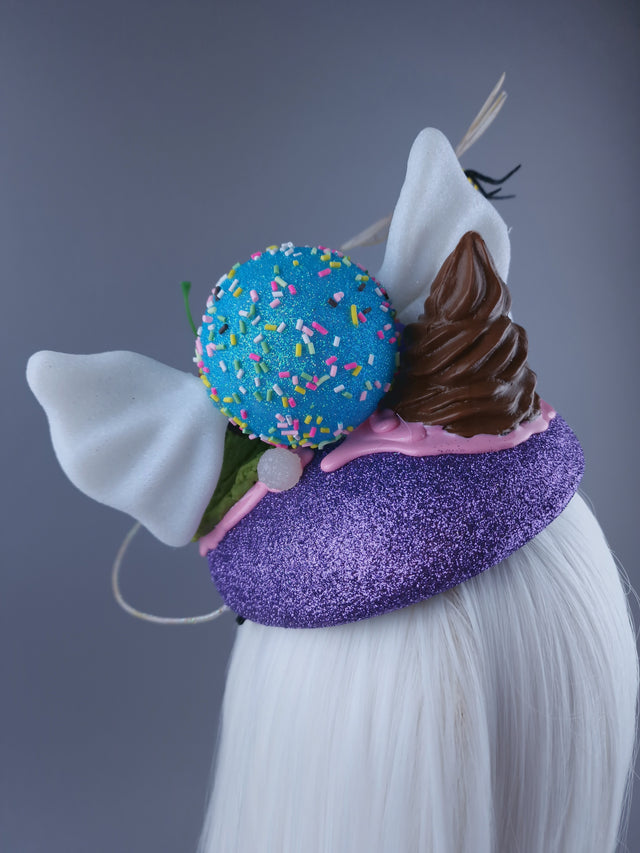 "Tempt" Sweetie & Bee Party Fascinator Hat