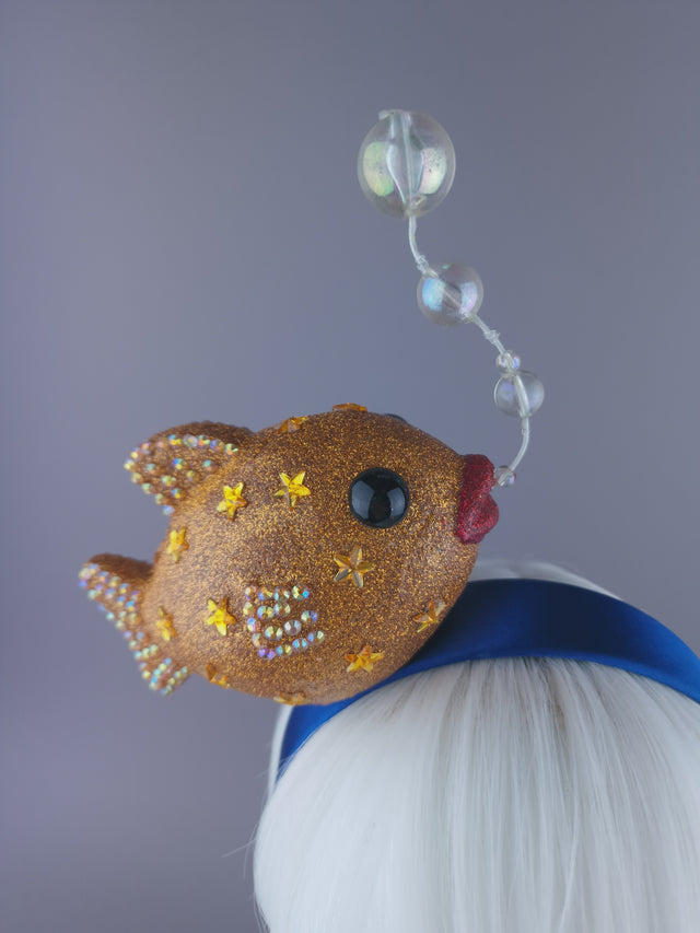 "Goldie" Goldfish & Bubbles Headpiece
