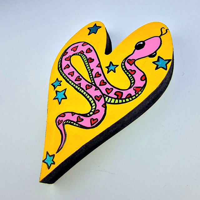Bink Neptune: Original Snake Painting "Butternut"
