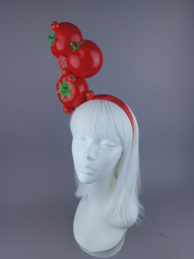 Pearls & Swine: Red Tomato Headpiece