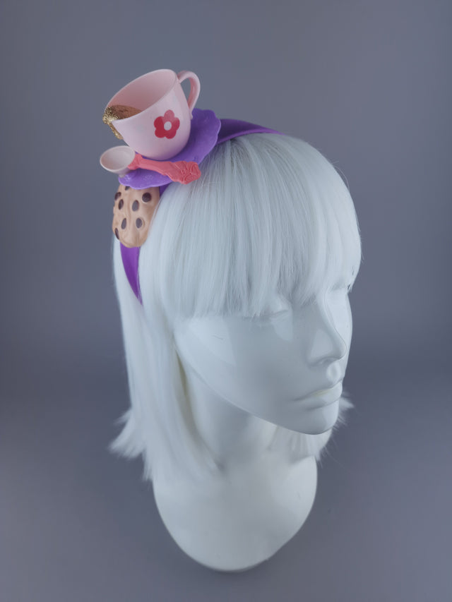 Colourful Tea & Cookie Headpiece