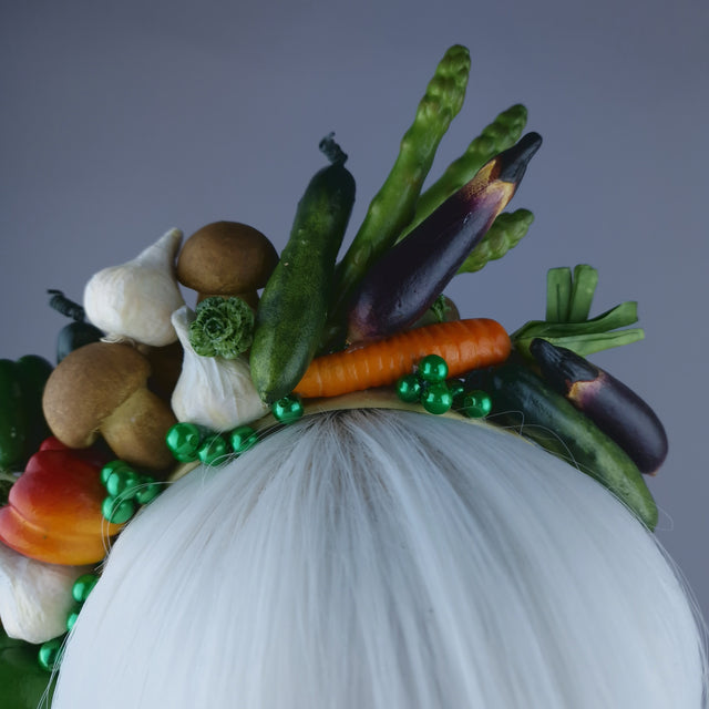 "Demeter" Vegetable Headdress