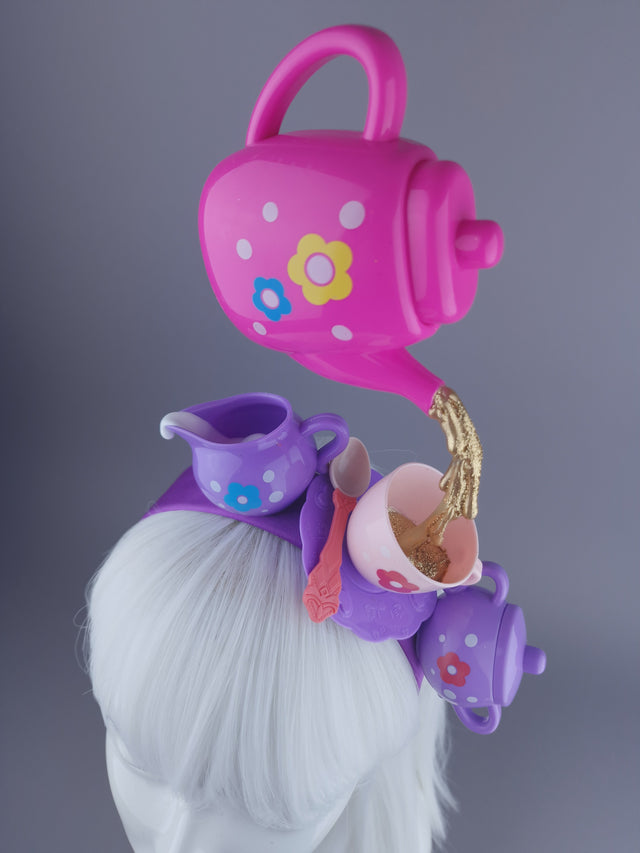 Colourful Teapot Pouring Headpiece