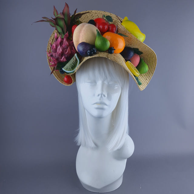 "Frooti" Colourful Fruit Fascinator Hat