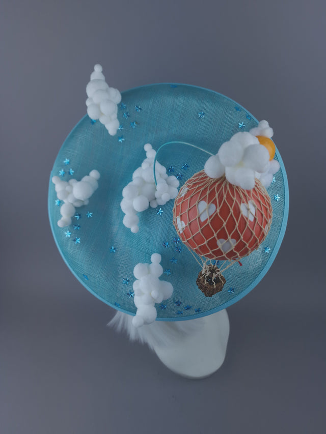 Pearls & Swine: Hot Air Balloon, Clouds, Sky & Sun Hat "Skies"