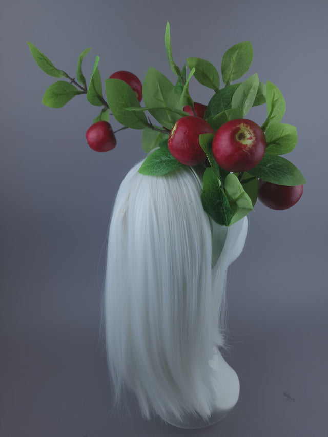 Pearls & Swine: Red Apple Headpiece