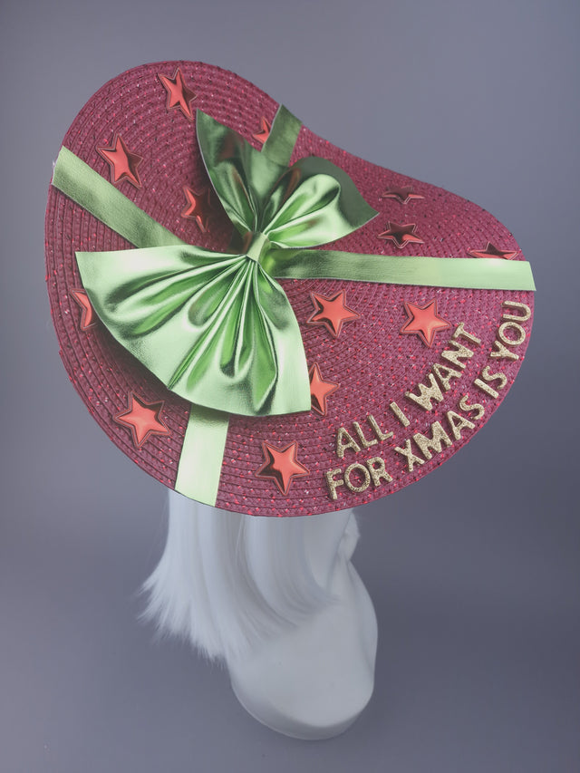 "All I Want For Xmas" Christmas Hat