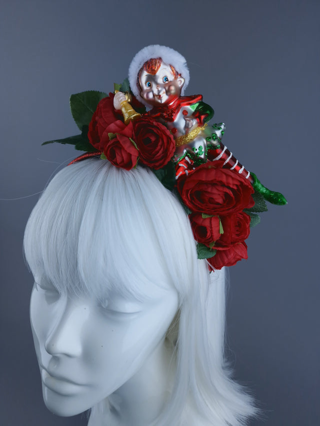 Elf & Roses Xmas Headdress