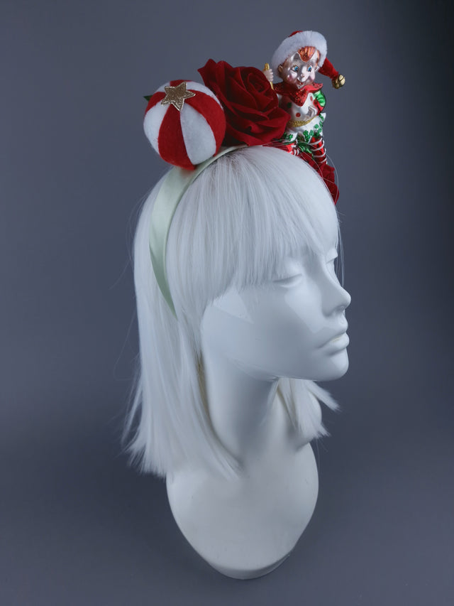 Elf & Roses Xmas Headdress