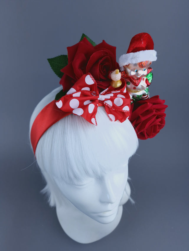 Elf & Roses Xmas Headdress