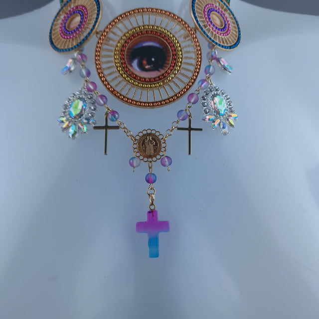 "Troisième" Bradley Doll Eye Necklace