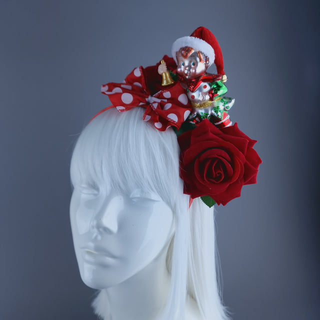 Elf & Roses Xmas Headdress