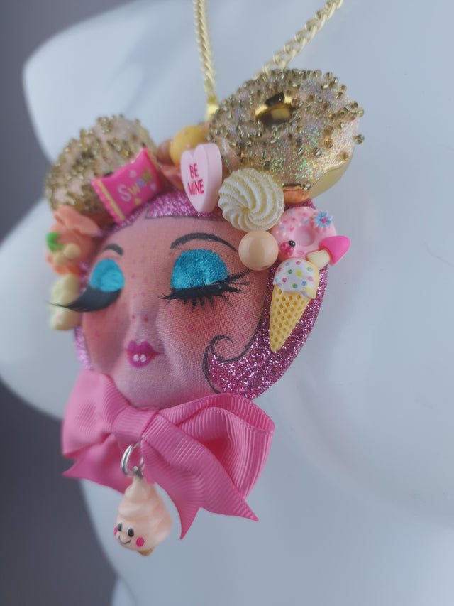 Cake Dollface Necklace Brooch Jewellery