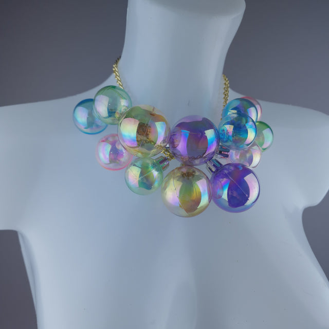 Colourful Bubble Necklace Jewellery