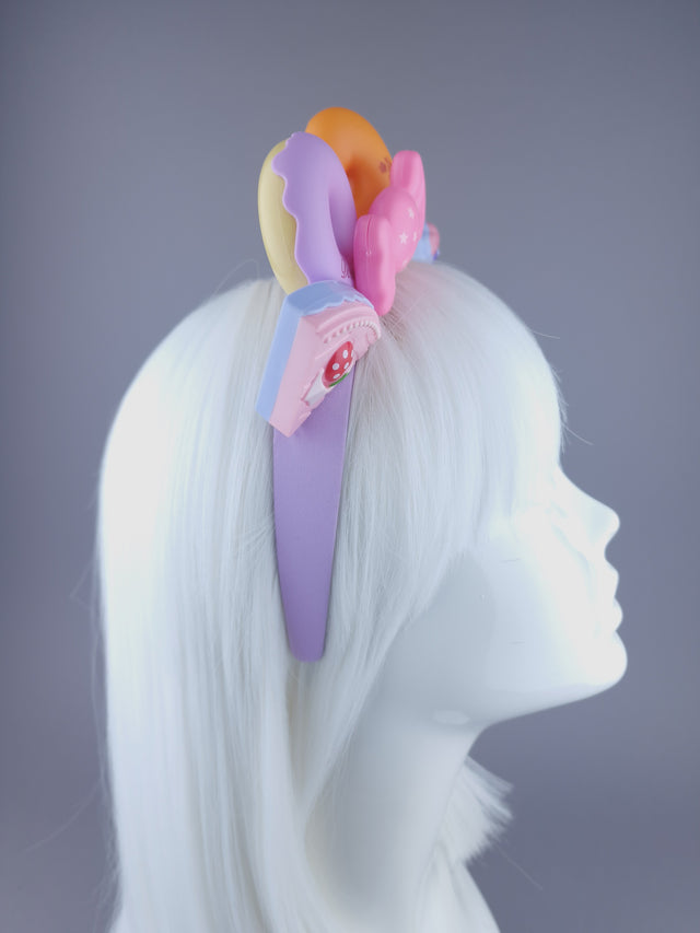 Colourful Cake Headpiece