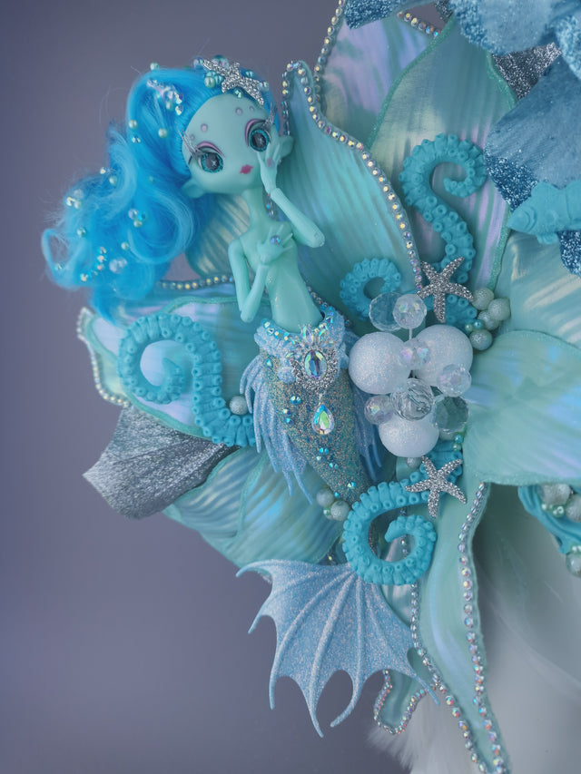 Pearls & Swine: Bespoke Commission Mermaid Headdress with Sunglasses