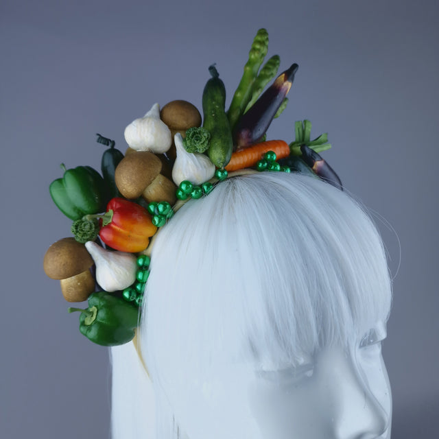 "Demeter" Vegetable Headdress