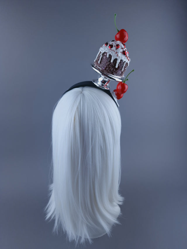 "Slice "Dripping Cake & Cherry Headdress