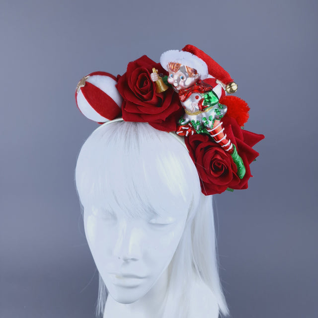 Elf & Roses Xmas Headdress