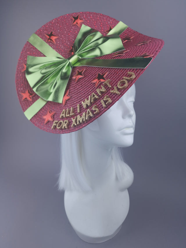 "All I Want For Xmas" Christmas Hat