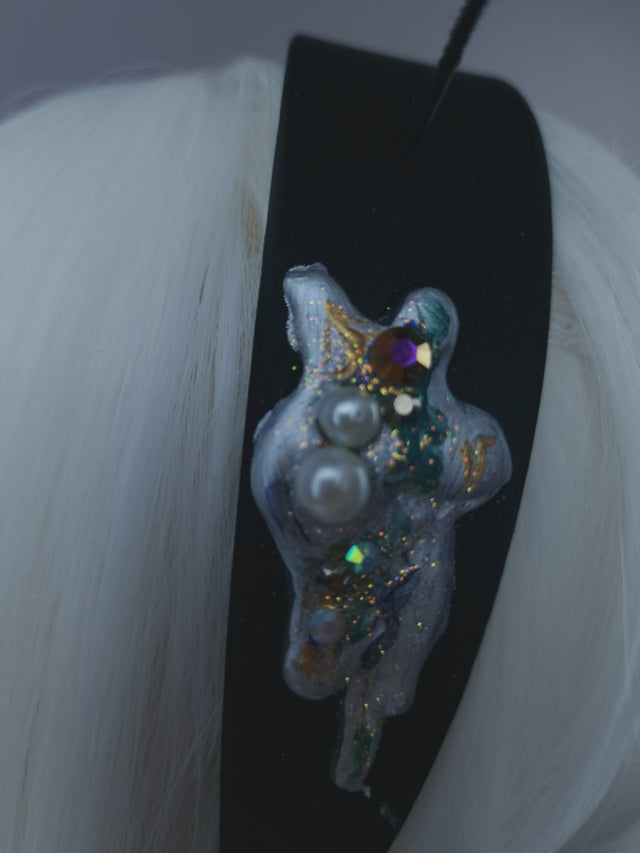 Pearls & Swine: Flying Seagull Poop Headpiece "Oh Crap!"