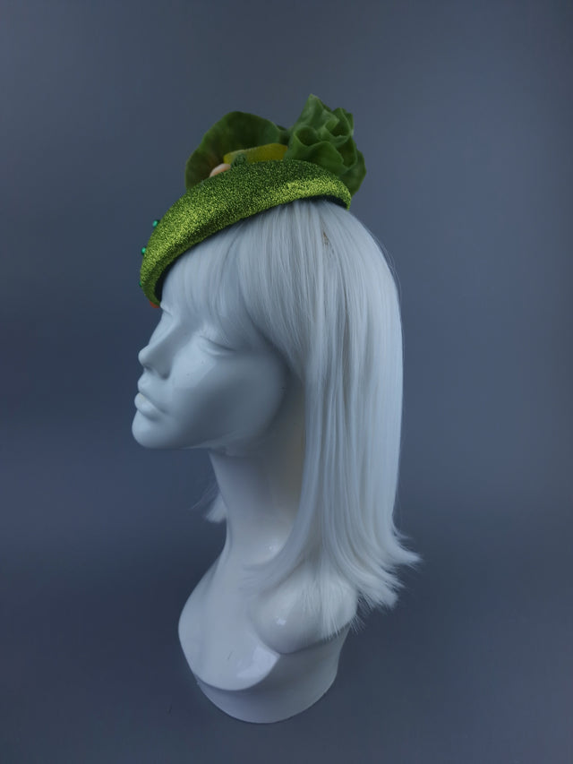 "Crevette Deux" Prawn & Lemon Salad Fascinator Hat